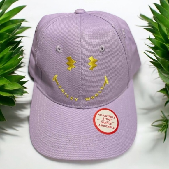 🆕Light Purple Adjustable Cap with Yellow Embroidery - Picture 1 of 10